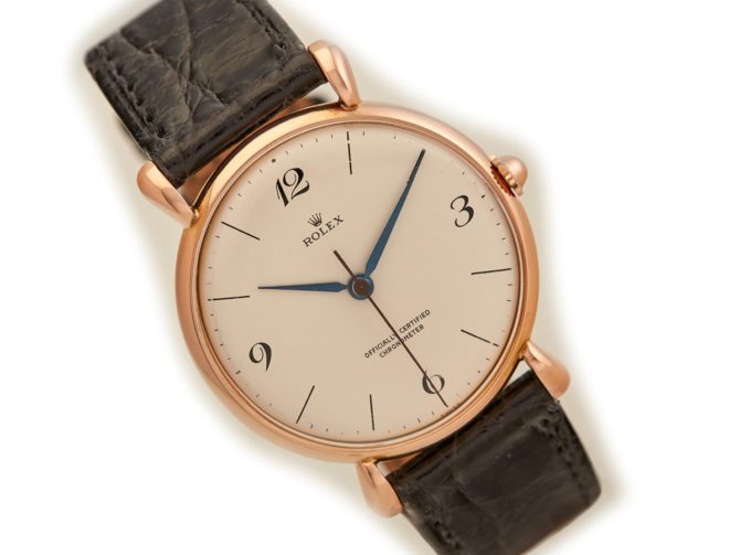 Rolex Precision Chronometer 18ct Pink Gold, 1943 (6)