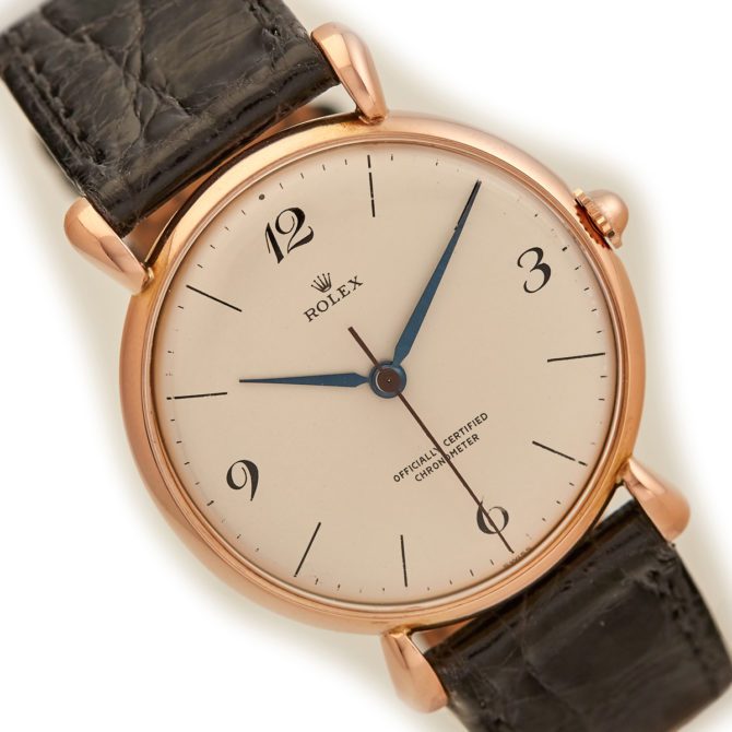 Rolex Precision Chronometer 18ct Pink Gold, 1943 (7)