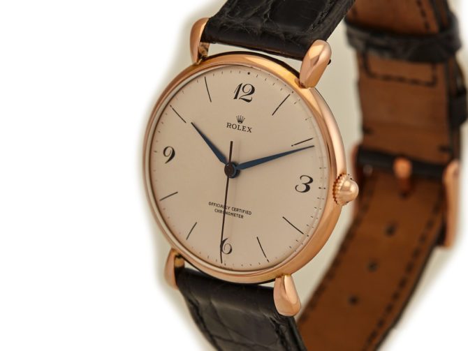Rolex Precision Chronometer 18ct Pink Gold, 1943 (9)