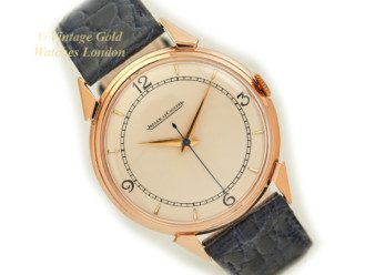 Vintage Jaeger-LeCoultre 18ct Pink Gold Watch 1944-12