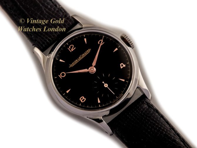 Jaeger-LeCoultre Steel, Black Explorer Dial, 1946 (15)