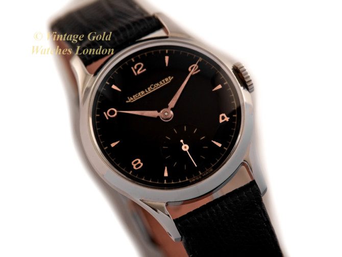 Jaeger-LeCoultre Steel, Black Explorer Dial, 1946 (3)