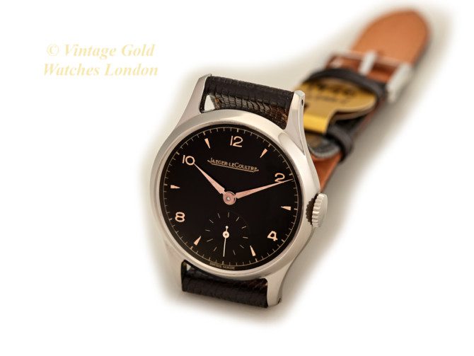 Jaeger-LeCoultre Steel, Black Explorer Dial, 1946 (11)