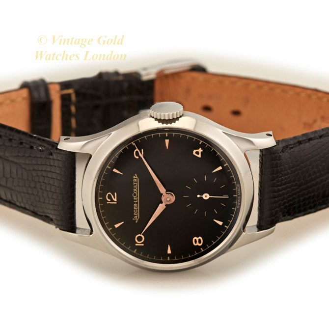 Jaeger-LeCoultre Steel, Black Explorer Dial, 1946 (29)