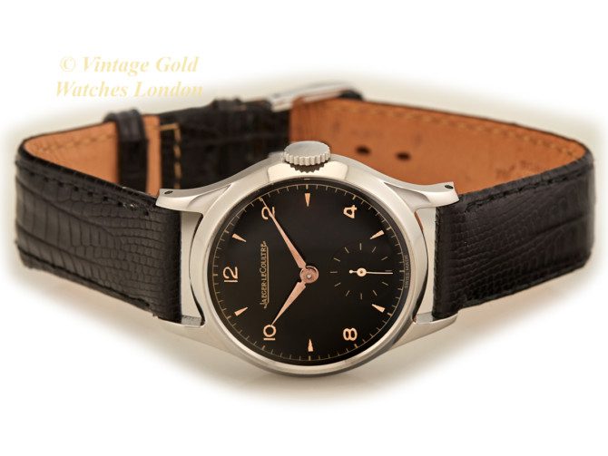 Jaeger-LeCoultre Steel, Black Explorer Dial, 1946 (13)