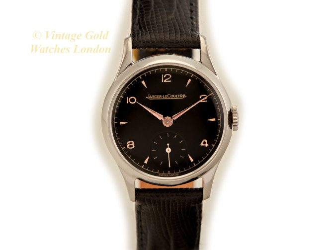 Jaeger-LeCoultre Steel, Black Explorer Dial, 1946 (7)