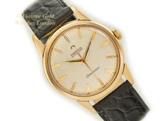 Vintage Omega Seamaster 9ct Gold Watch 1961-12