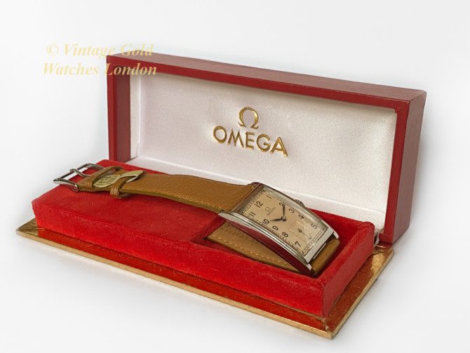 Omega Cal.17T 14ct Curvex Steel Case, 1936 (27)