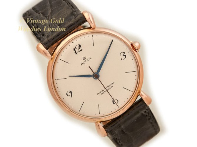 Rolex Precision Chronometer 18ct Pink Gold, 1943 (16)