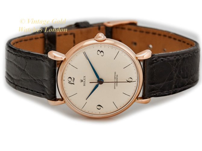 Rolex Precision Chronometer 18ct Pink Gold, 1943 (30)