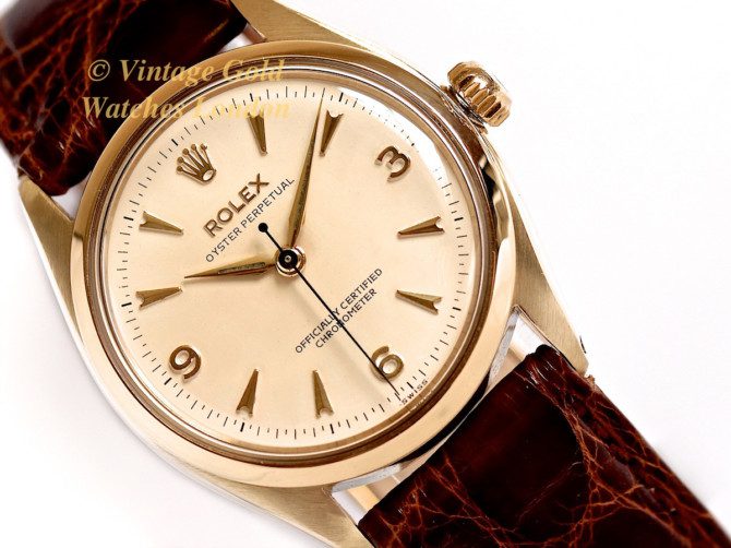 Rolex Oyster Perpetual 9ct 1955 ‘Explorer’ Dial (1)