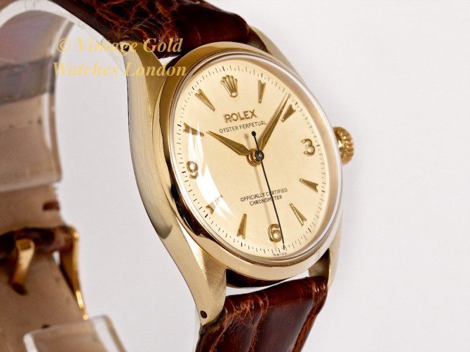 Rolex Oyster Perpetual 9ct 1955 ‘Explorer’ Dial (5)