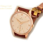 Zenith Cal.126-6 18ct Pink Gold 36mm Oversize 1956 mobile navigation (26)