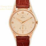 Zenith Cal.126-6 18ct Pink Gold 36mm Oversize 1956 mobile navigation (22)