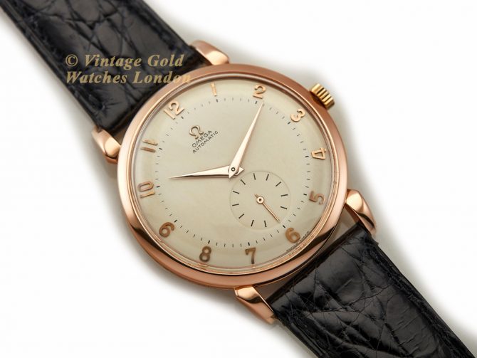 Omega Automatic 18ct Pink Gold 1946 Oversize 37.5mm (8)