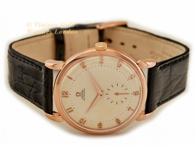 Omega Automatic 18ct Pink Gold 1946 Oversize 37.5mm (7)