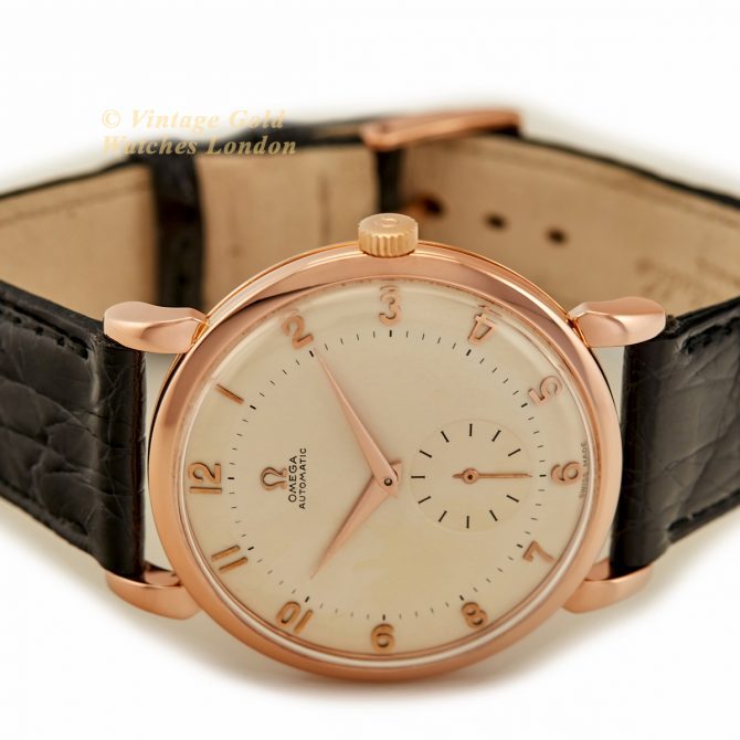 Omega Automatic 18ct Pink Gold 1946 Oversize 37.5mm (14)