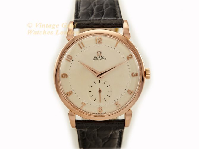 Omega Automatic 18ct Pink Gold 1946 Oversize 37.5mm (4)