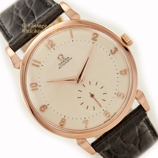 Omega Automatic 18ct Pink Gold 1946 Oversize 37.5mm (15)