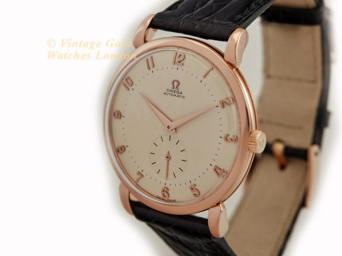 Omega Automatic 18ct Pink Gold 1946 Oversize 37.5mm (5)