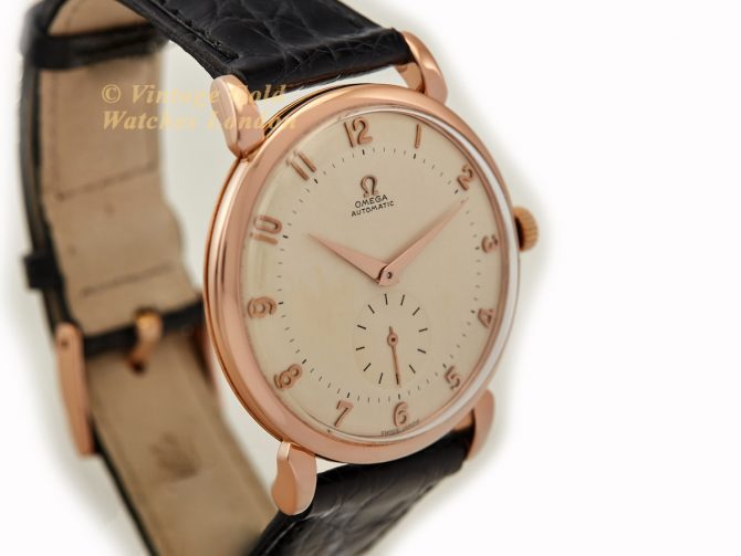 Omega Automatic 18ct Pink Gold 1946 Oversize 37.5mm (3)