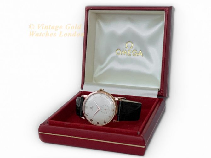 Omega Automatic 18ct Pink Gold 1946 Oversize 37.5mm (13)