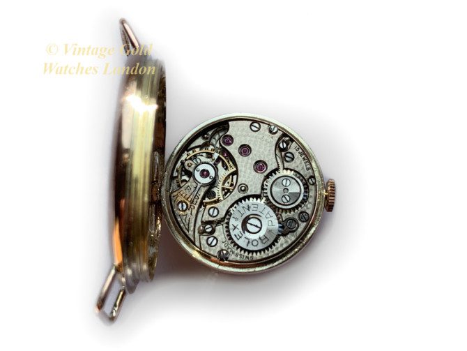 Rolex Officers Watch 9ct Pink Gold, Submarine Hermetic 1924 (43)