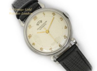 Vintage Jaeger-LeCoultre Powermatic Steel Watch 1956-1