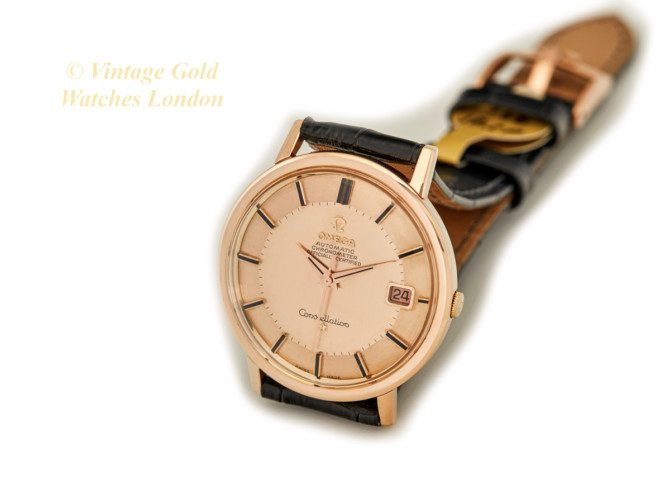 Omega Constellation Cal.561 18ct Pink Gold, Pie-Pan Dial, 1966 (11)