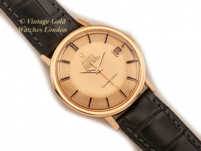 Omega Constellation Cal.561 18ct Pink Gold, Pie-Pan Dial, 1966 (15)