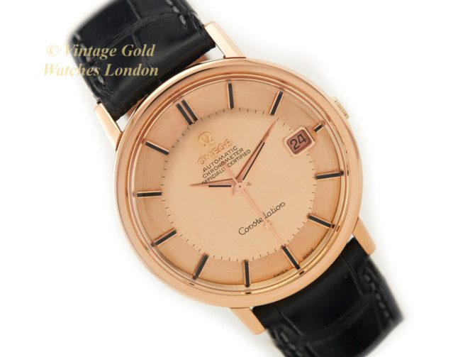 Omega Constellation Cal.561 18ct Pink Gold, Pie-Pan Dial, 1966 (1)