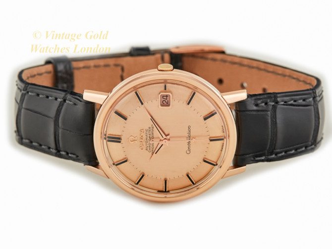 Omega Constellation Cal.561 18ct Pink Gold, Pie-Pan Dial, 1966 (13)