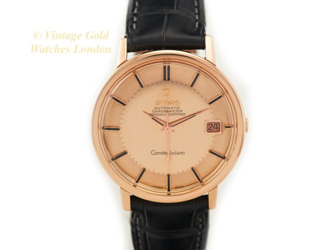 Omega Constellation Cal.561 18ct Pink Gold, Pie-Pan Dial, 1966 (7)