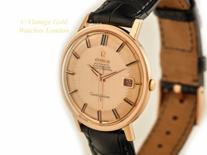 Omega Constellation Cal.561 18ct Pink Gold, Pie-Pan Dial, 1966 (9)