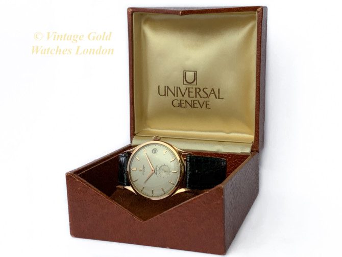 Universal Geneve Cal.138C Bumper Automatic, 18ct Pink Gold, 1953 Oversize 37.5mm (25)