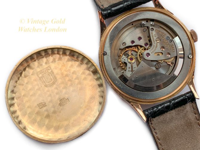 Universal Geneve Cal.138C Bumper Automatic, 18ct Pink Gold, 1953 Oversize 37.5mm (23)
