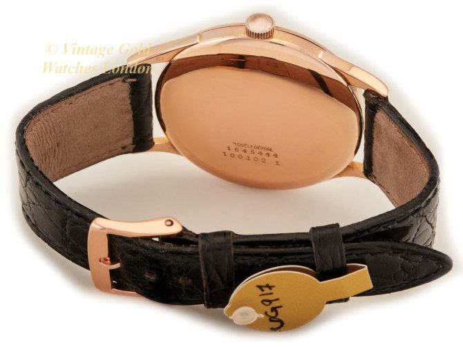 Universal Geneve Cal.138C Bumper Automatic, 18ct Pink Gold, 1953 Oversize 37.5mm (21)