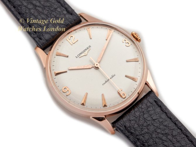 Longines Cal.380 Automatic 18ct Pink Gold 1959 Oversize (30)