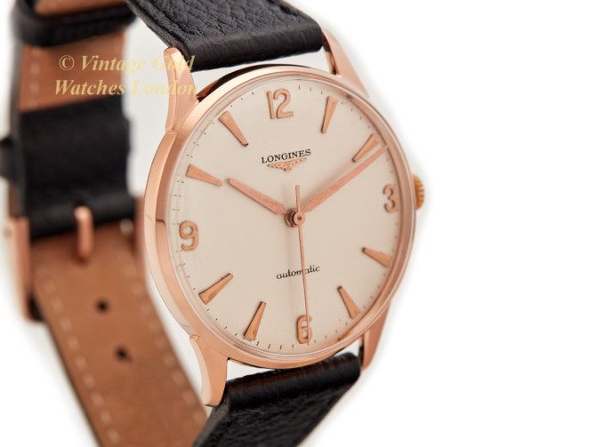 Longines Cal.380 Automatic 18ct Pink Gold 1959 Oversize (20)