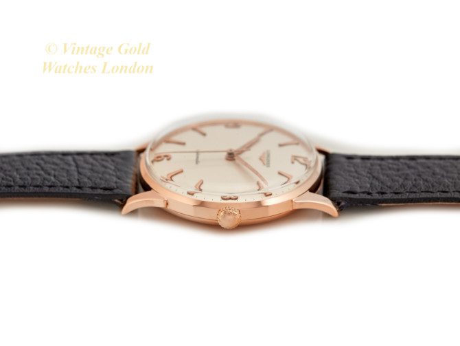 Longines Cal.380 Automatic 18ct Pink Gold 1959 Oversize (32)