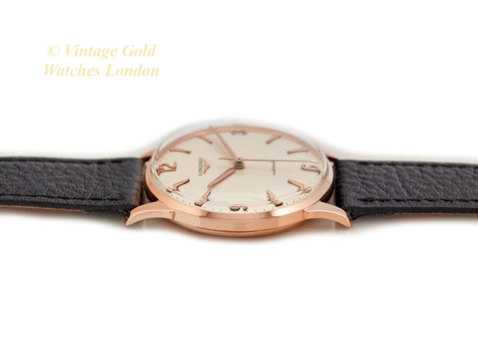 Longines Cal.380 Automatic 18ct Pink Gold 1959 Oversize (34)