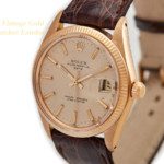 Rolex Oyster Perpetual Date 18ct 1972 Original Unrestored Dial mobile navigation (24)