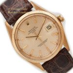 Rolex Oyster Perpetual Date 18ct 1972 Original Unrestored Dial mobile navigation (42)