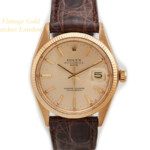 Rolex Oyster Perpetual Date 18ct 1972 Original Unrestored Dial mobile navigation (22)