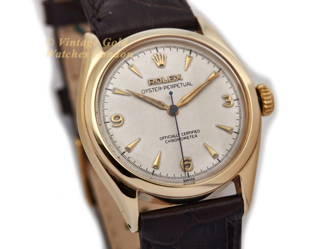 Rolex Oyster Perpetual Bubbleback 9ct 1953 Explorer (2)