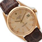 Rolex Oyster Perpetual Date 18ct 1972 Original Unrestored Dial mobile navigation (1)