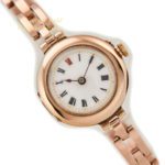 Ladies Porcelain Dial 9ct Pink Gold Cocktail Watch 1909 mobile navigation (45)