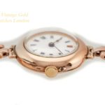 Ladies Porcelain Dial 9ct Pink Gold Cocktail Watch 1909 mobile navigation (33)