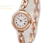 Ladies Porcelain Dial 9ct Pink Gold Cocktail Watch 1909 mobile navigation (25)