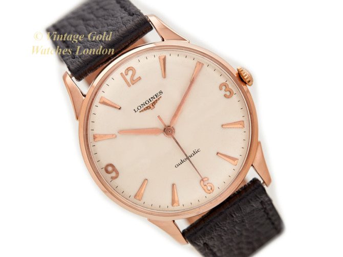 Longines Cal.380 Automatic 18ct Pink Gold 1959 Oversize (16)